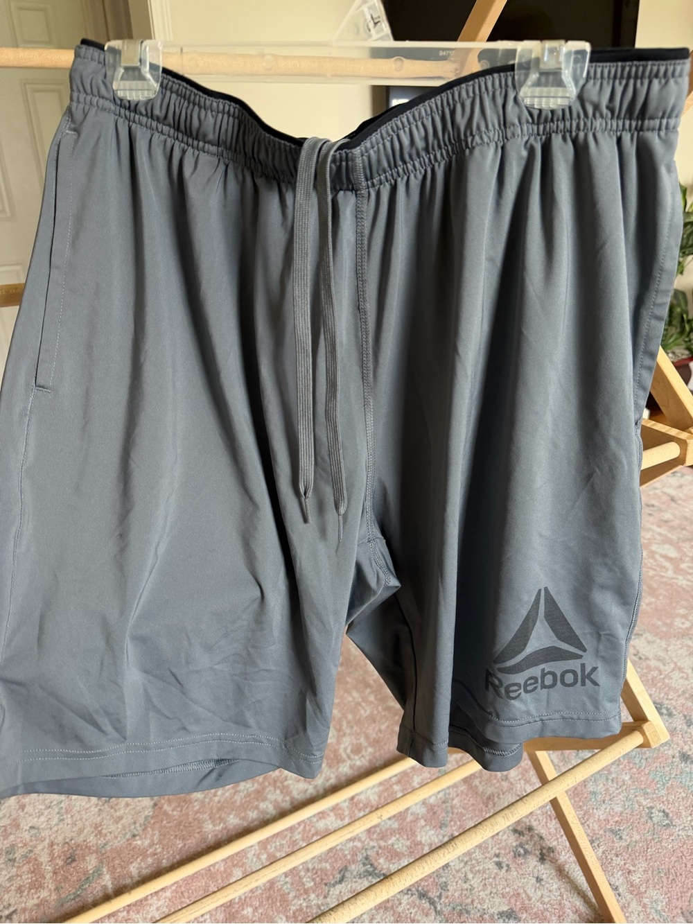 Reebok Men's Gray Athletic Speedwick Shorts - Lightweight Performance